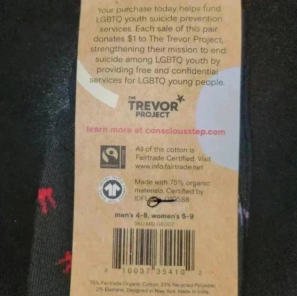 CONCSIOUS STEP SOCKS LGBTQ - Picture 2 of 3